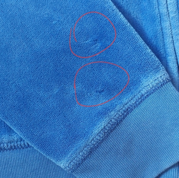 Juicy couture velour y2k royal blue jacket - Picture 10 of 11